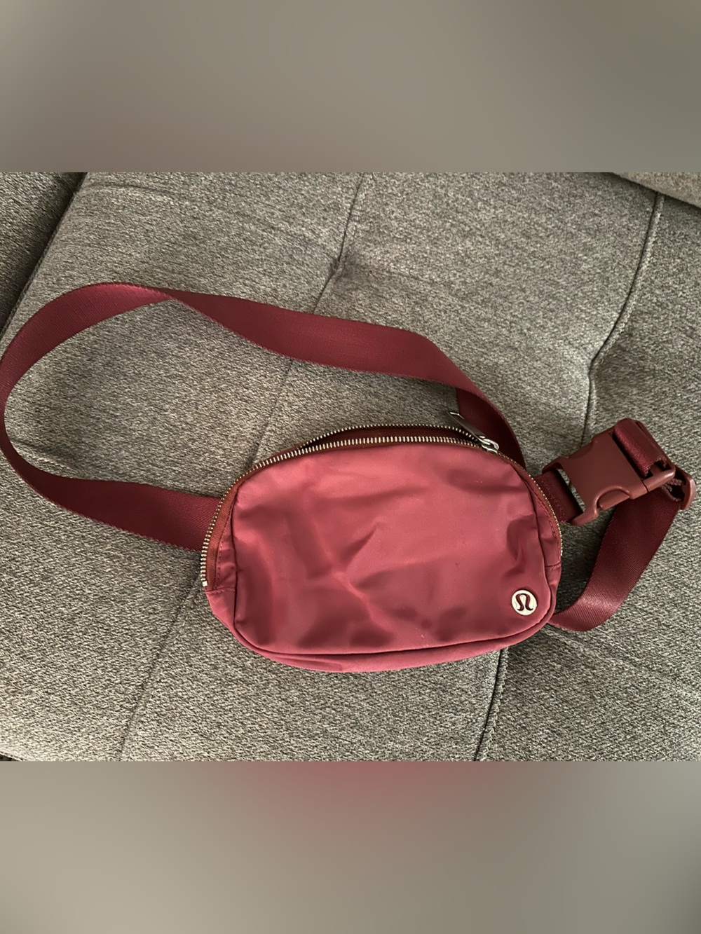 lululemon athletica Wine Red Crossbody Belt Bag
